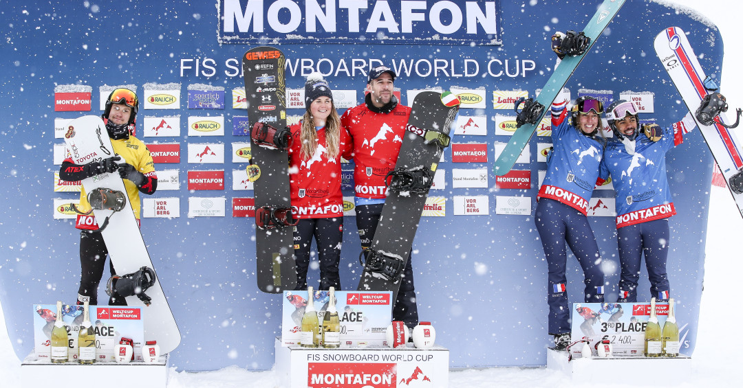 Team Italy wins mixed-team event in Montafon