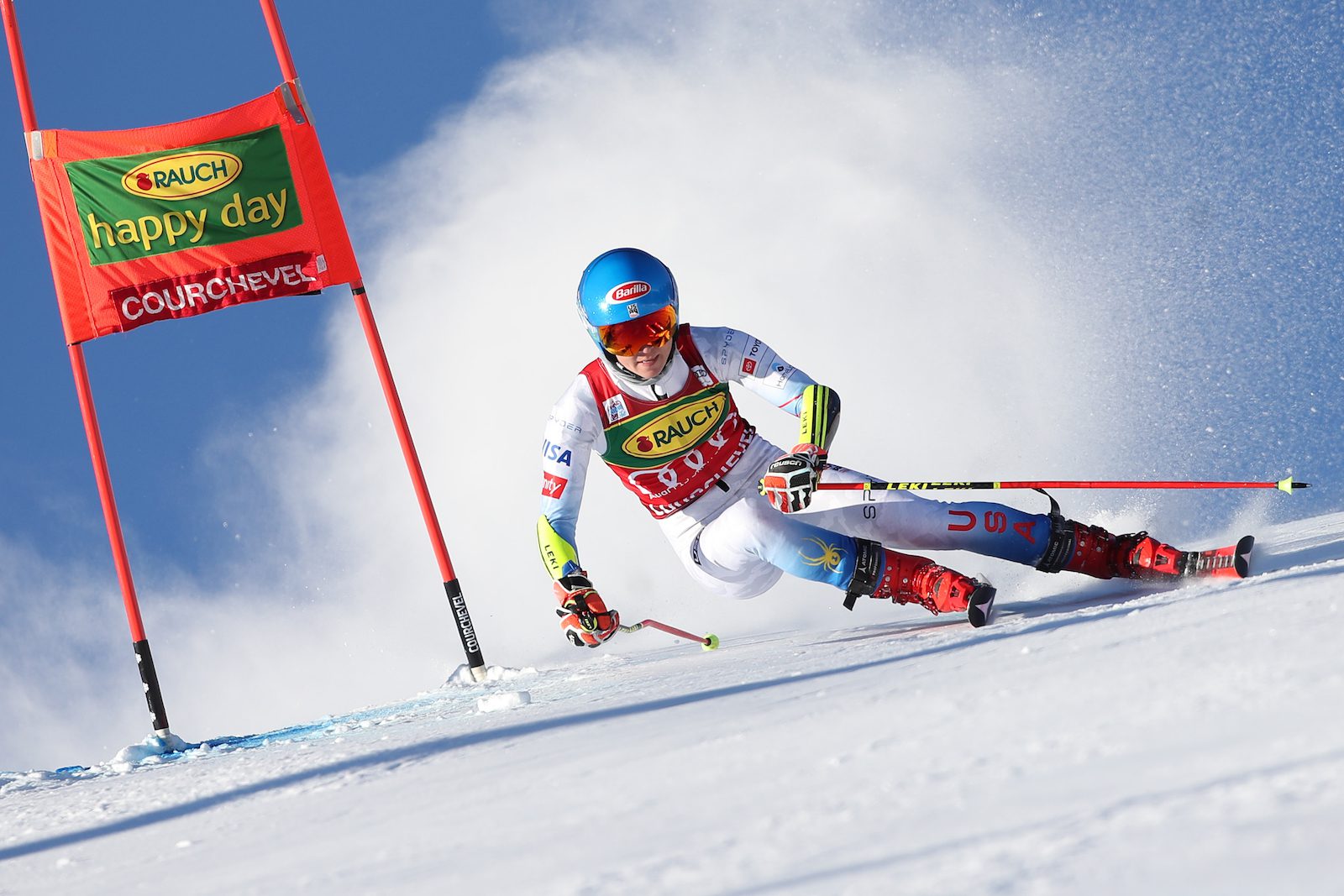 Shiffrin builds big lead in 1st run of Courchevel GS