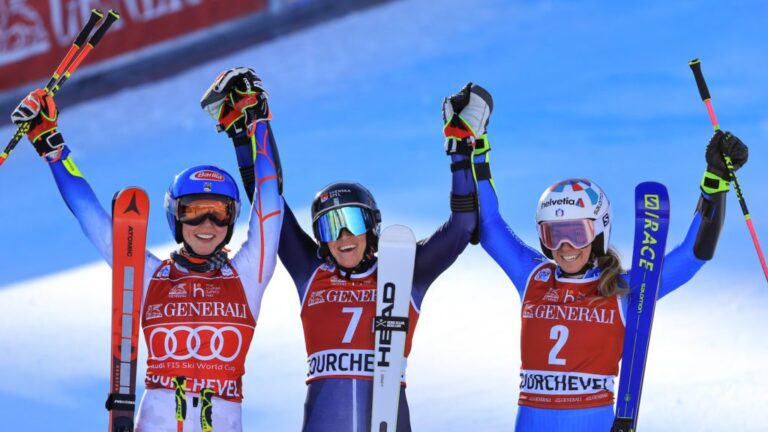 Hector beats Shiffrin in Courchevel for 1st win in 7 years