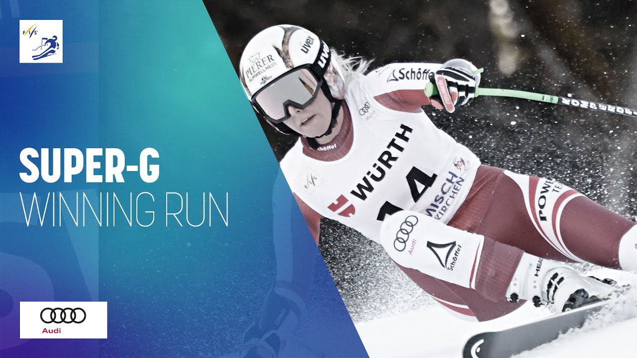 Cornelia Huetter (AUT) | Winner | Women’s Super-G | Garmisch-Partenkirchen