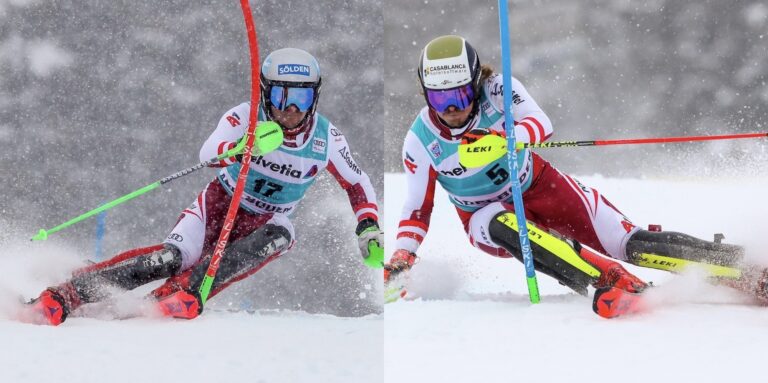 Feller, Gstrein tie for lead in tight Adelboden WC slalom