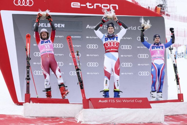 Odermatt wins for Swiss in classic Adelboden WC GS