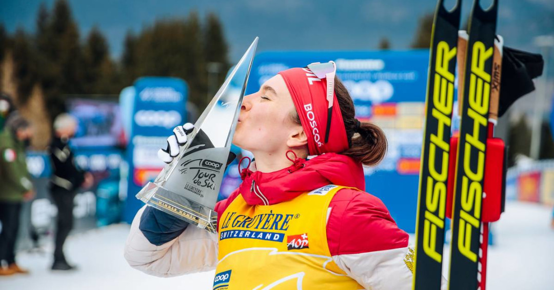 Natalia Nepryaeva wins Tour de Ski 2021/22