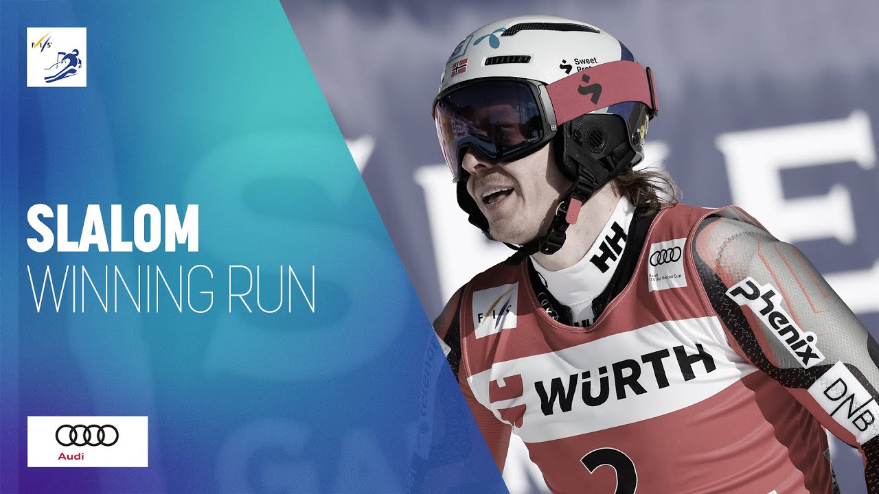 Henrik Kristoffersen (NOR) | Winner | Men’s Slalom #2 | Garmisch