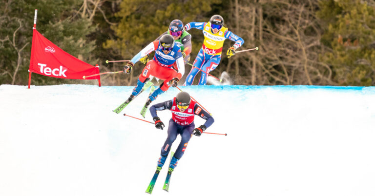 Naeslund and Mobaerg stomp to victories in Nakiska