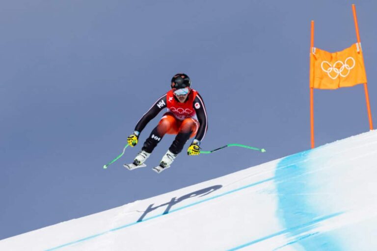 Jack Crawford leads North Americans, 4th in Olympic downhill