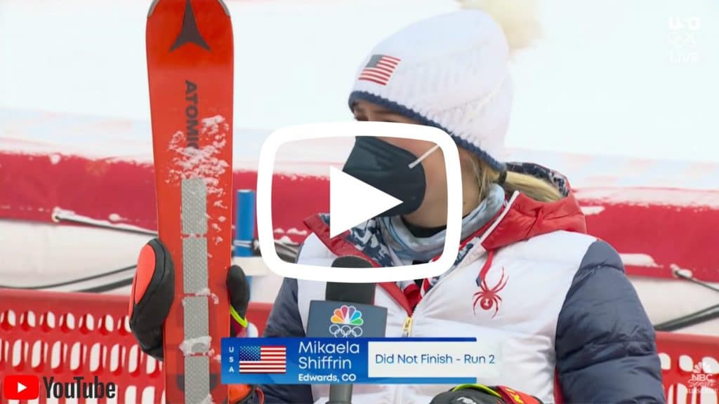 Shiffrin comments after combined slalom DNF