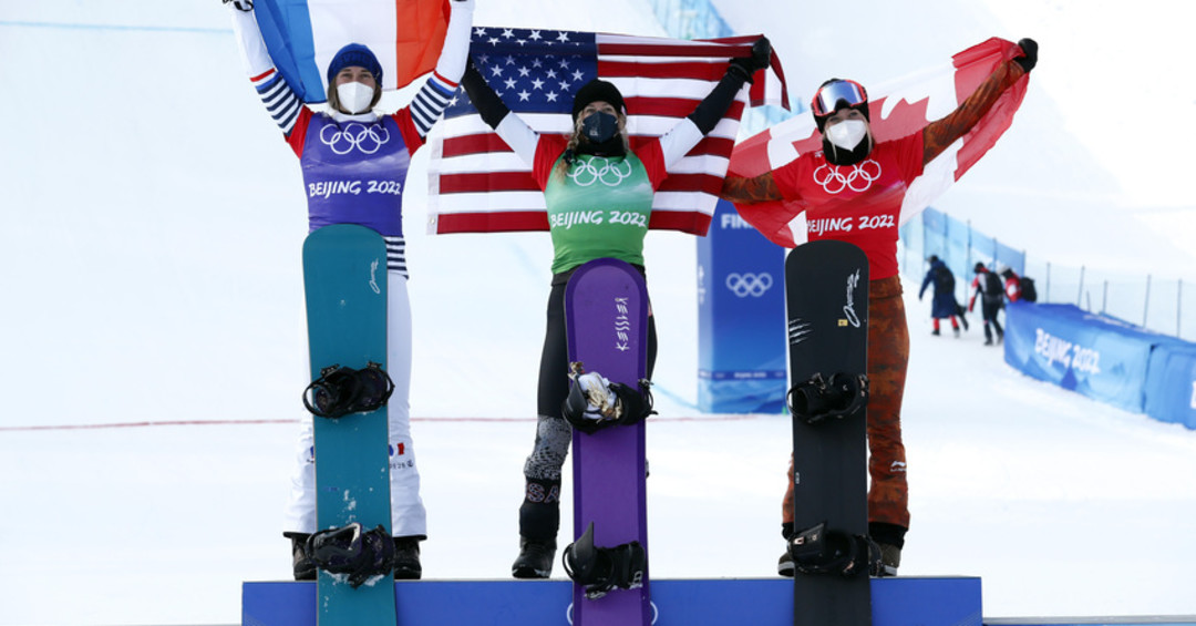 Lindsey Jacobellis finally claims Olympic SBX gold