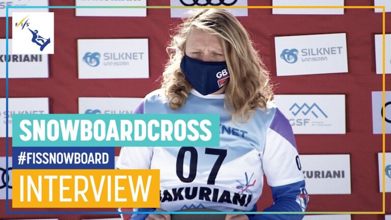 Charlotte Bankes | “It was a very fun race” | Women’s Snowboard Cross | Bakuriani #2