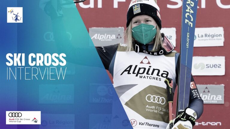 Sandra Naeslund (SWE) | Quotes | Women’s SX | Val Thorens