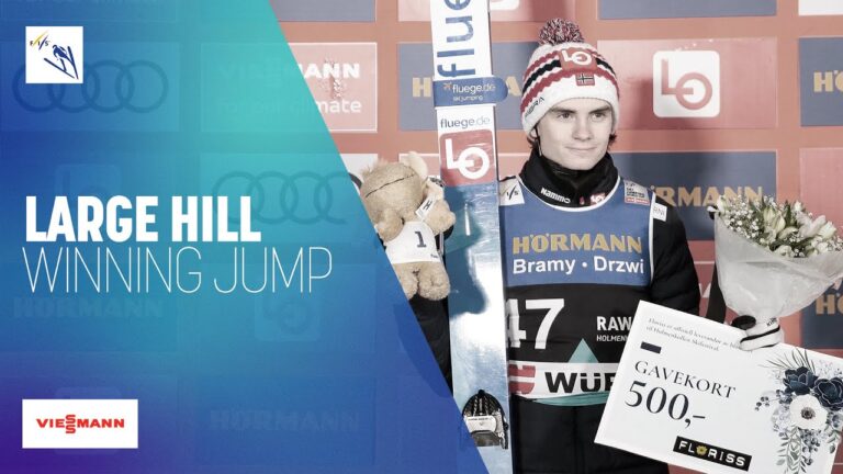 Marius Lindvik (NOR) | Winner | Men’s Large Hill | Oslo