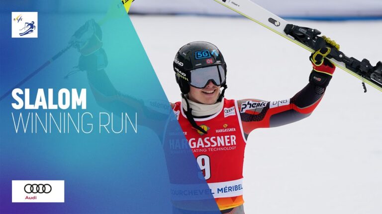 Atle Lie Mcgrath (NOR) | Winner | Men’s Slalom | Courchevel/Meribel