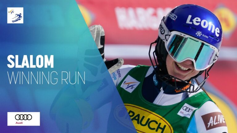 Andreja Slokar (SLO) | Winner | Women’s Slalom | Courchevel/Meribel