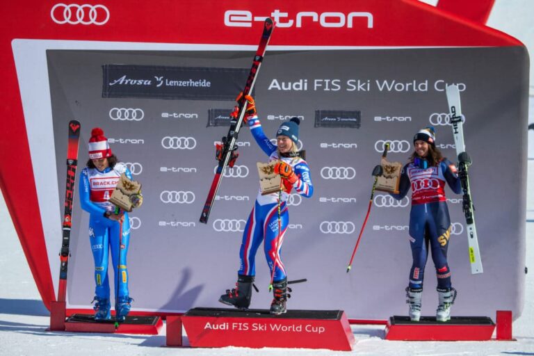 Worley wins Lenzerheide GS; Shiffrin pads WC overall lead