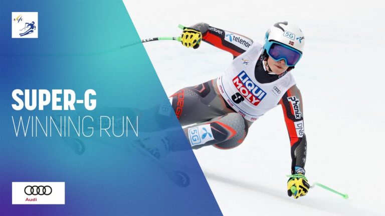 Ragnhild Mowinckel (NOR) | Winner | Women’s Super-G | Courchevel/Meribel