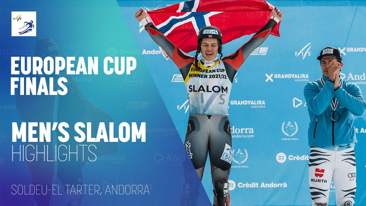 Alexander Steen Olsen (NOR)) | Winner | Men’s Slalom Highlights | European Cup Finals