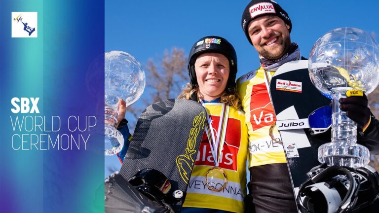 BANKES and NOERL crowned SBX World Cup Champions | Veysonnaz