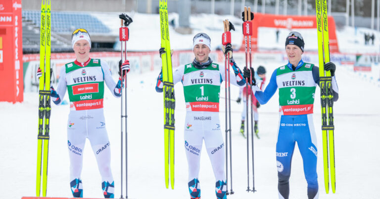 Riiber wins, Lamparter claims crystal globe