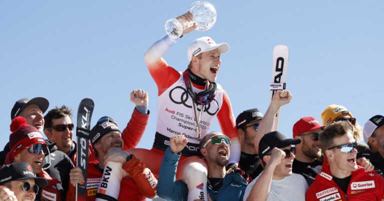 Record-breaking Odermatt and Norwegians Kilde and Braathen shine in exceptional men’s ski season