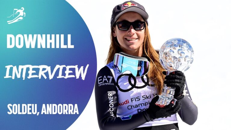 🏆 Sofia GOGGIA | “Four Downhill globes is something special” | Soldeu