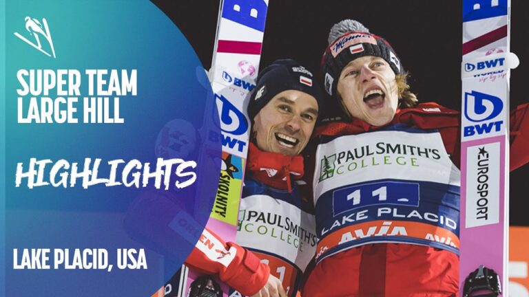 Poland celebrates in Super Team Competition | Lake Placid