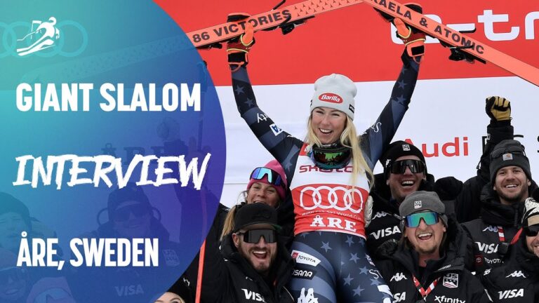 Mikaela SHIFFRIN | “It’s just a spectacular day” 🎉🍾 | Åre