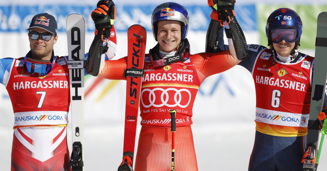 Odermatt the inevitable tops another giant slalom podium