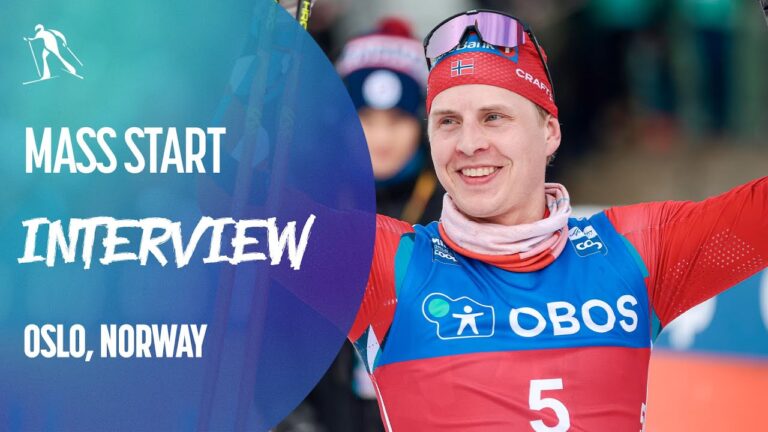 Simen Hegstad KRUEGER | “It’s a huge achievement” | Men’s Mass Start | Oslo