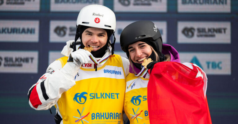 Laffont and Kingsbury write history with moguls titles in Bakuriani