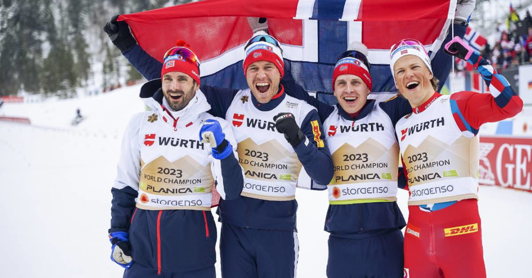 Norway extend glorious relay run as Finland and Germany win long-awaited medals