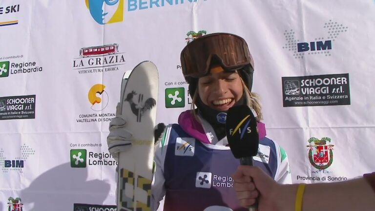 Perrine LAFFONT took the yellow bib back home | Valmalenco