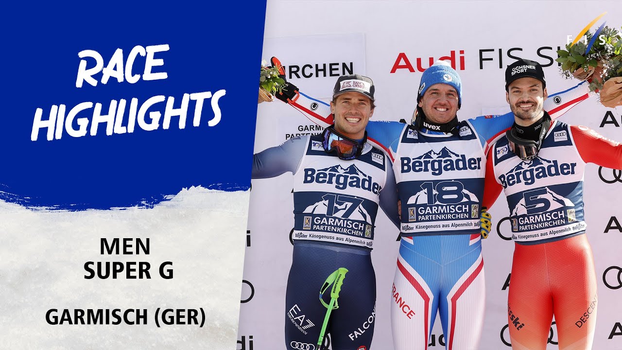 30-year-old Allegre takes maiden win in Garmisch Super G