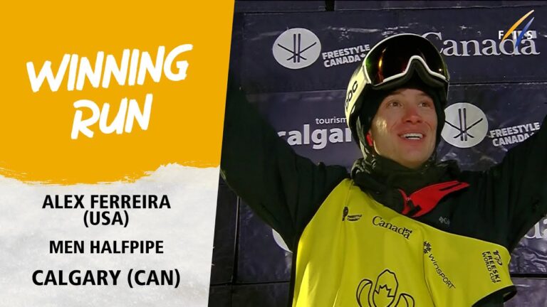 Alex Ferreira triumphs again in the Calgary Halfpipe