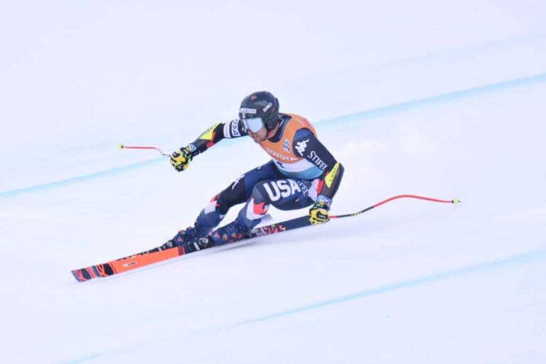 Intense Competition Unfolds at the US Alpine Championships as Racers Battle for the Finish on Sun Valley’s Challenging Super-G Track