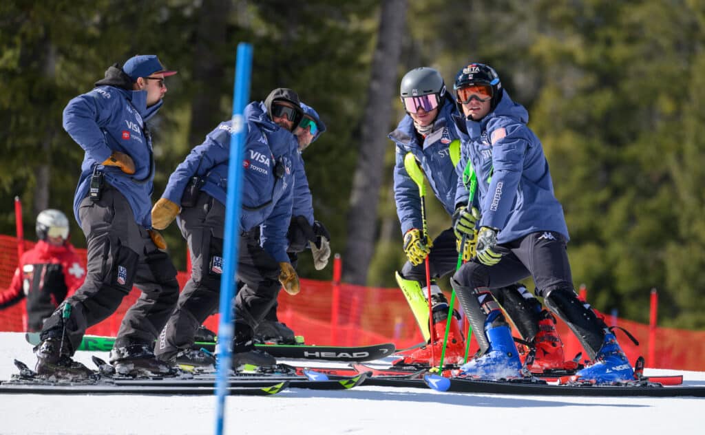 Hoffman and Lapanja Share Victory as Winters Dominates Slalom at US Alpine Championships