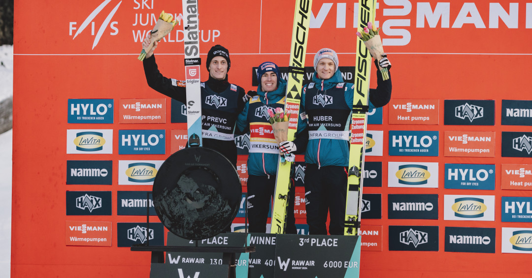 Kraft and Huber dominate Vikersund